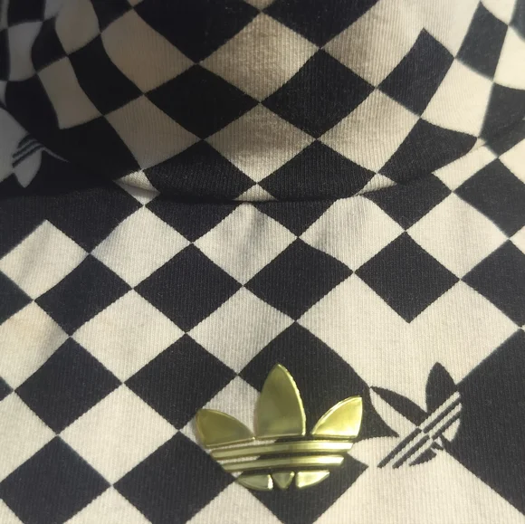 Adidas Rare Logo Print Graphic Turtleneck M/L - Picture 8 of 10